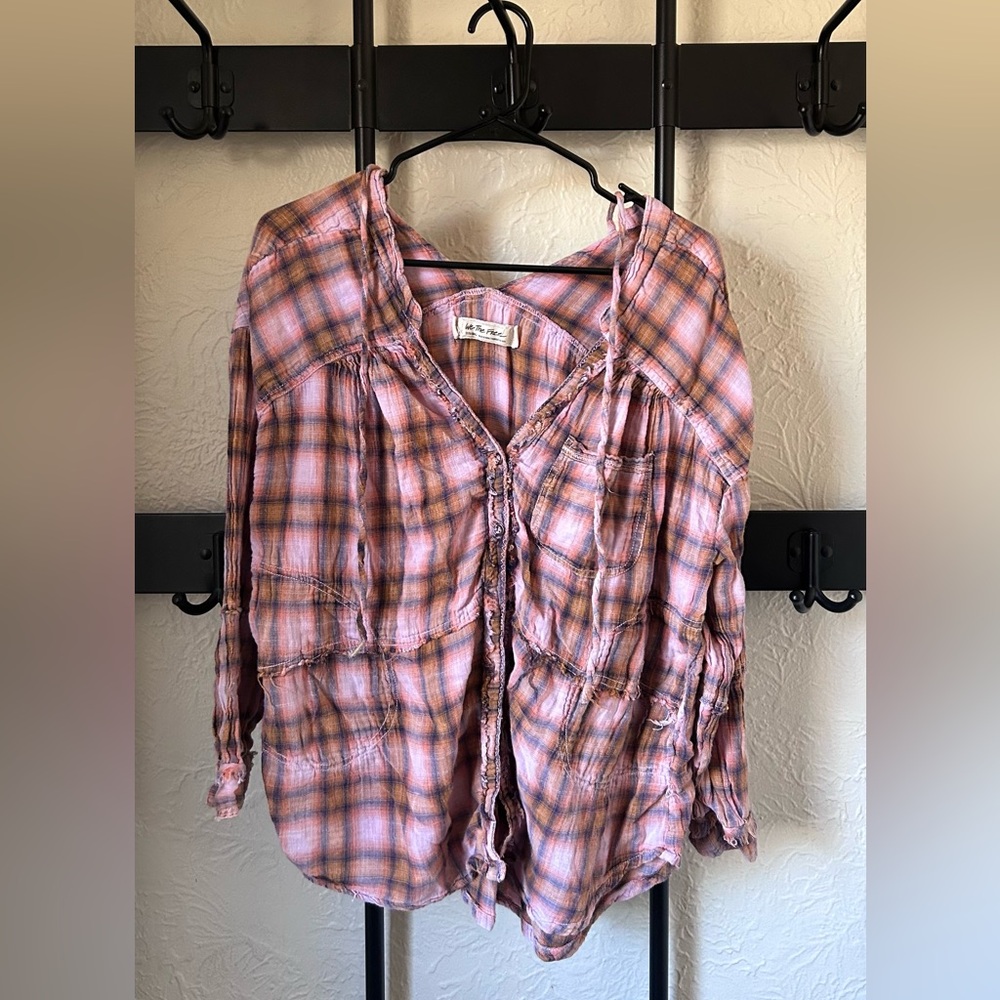 Free People Button-Up Shirt